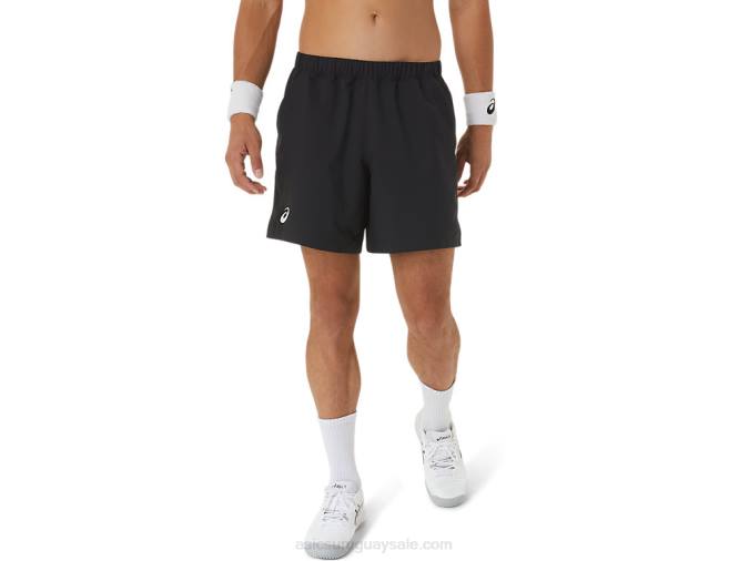 Asics pantalones cortos 7 pulgadas rendimiento negro para hombres - Image 1