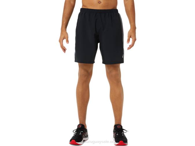 Asics pantalones cortos 7in hombre rendimiento negro estilo y comodidad - Image 1