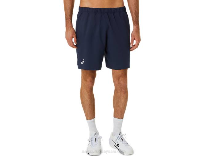 Asics pantalones cortos 9 pulgadas hombres medianoche estilo y confort - Image 1