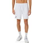 Asics pantalones cortos 9in hombres blanco brillante estilo deportivo