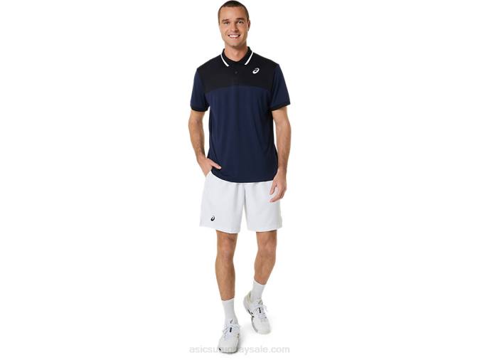 Asics pantalones cortos 9in hombres blanco brillante estilo deportivo - Image 5