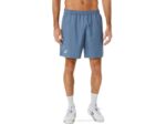 Asics pantalones cortos 9in para hombres azul acero cómodos y ligeros