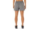 Asics pantalones cortos de 3 pulgadas mujer gris oscuro amarillo estilo deportivo - Image 2