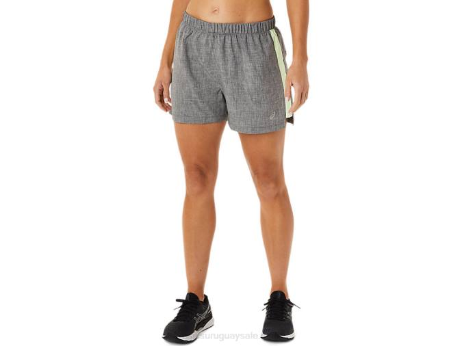 asics_pantalones_cortos_de_3_pulgadas_mujer_gris_oscuro_amarillo_estilo_deportivo.jpg Asics pantalones cortos de 3 pulgadas mujer gris oscuro amarillo estilo deportivo - Image 1