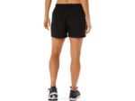 Asics pantalones cortos de 3 pulgadas mujer negro azul claro rendimiento - Image 2
