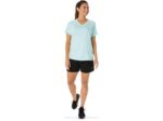 Asics pantalones cortos de 3 pulgadas mujer negro azul claro rendimiento - Image 5