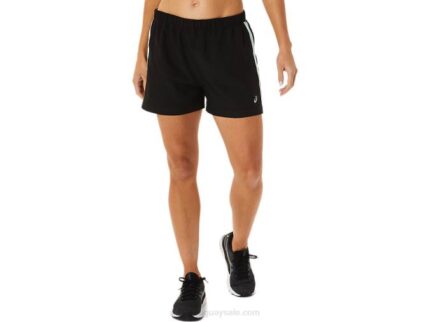 Asics pantalones cortos de 3 pulgadas mujer negro azul claro rendimiento