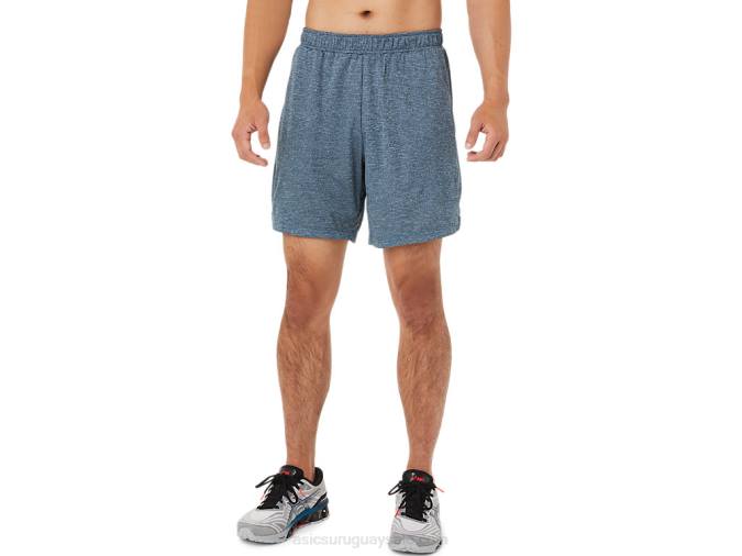 Asics pantalones cortos de 7 pulgadas para hombre brezo de yeso cómodos y ligeros - Image 1