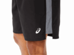 Asics pantalones cortos de 7 pulgadas rendimiento negro para hombre - Image 3