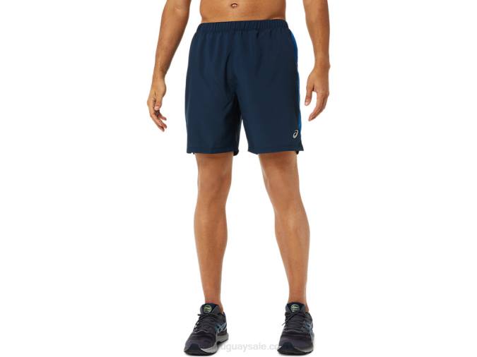 Asics pantalones cortos de 7in para hombre azul francés lago estilo y comodidad - Image 1