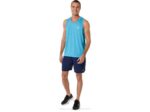 Asics pantalones cortos de 9 pulgadas listos para hombre azul índigo estilo y comodidad - Image 4