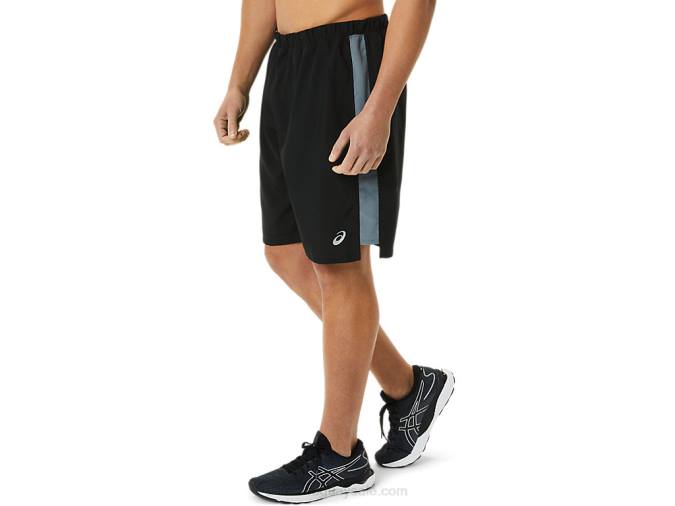 Asics pantalones cortos de 9 pulgadas rendimiento negro para hombres - Image 3