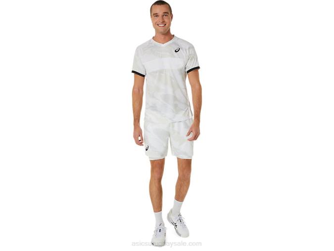 Asics pantalones cortos de hombre 7 pulgadas blanco brillante deportivas - Image 7