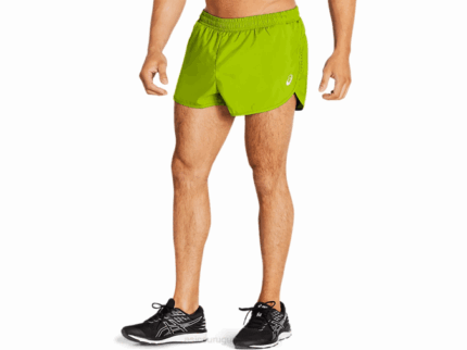 Asics pantalones cortos de hombre cáscara de limón frescos y cómodos