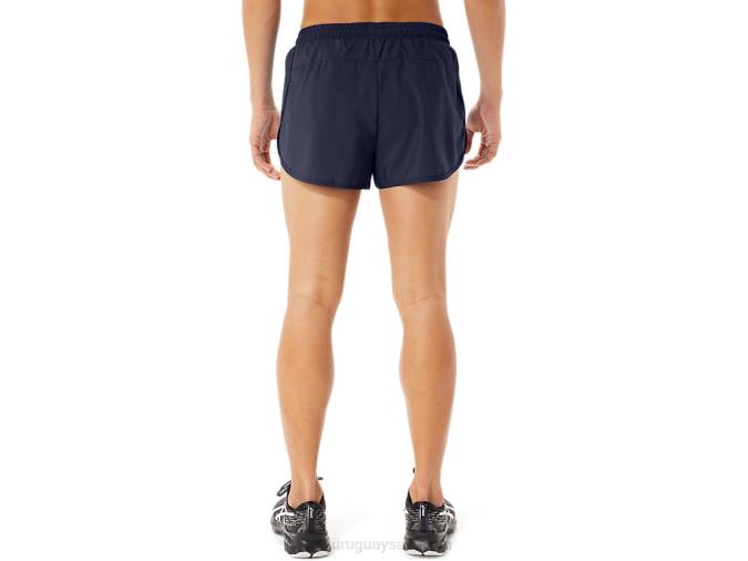 Asics pantalones cortos de hombre divididos azul deportivos - Image 2
