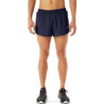 Asics pantalones cortos de hombre divididos azul deportivos