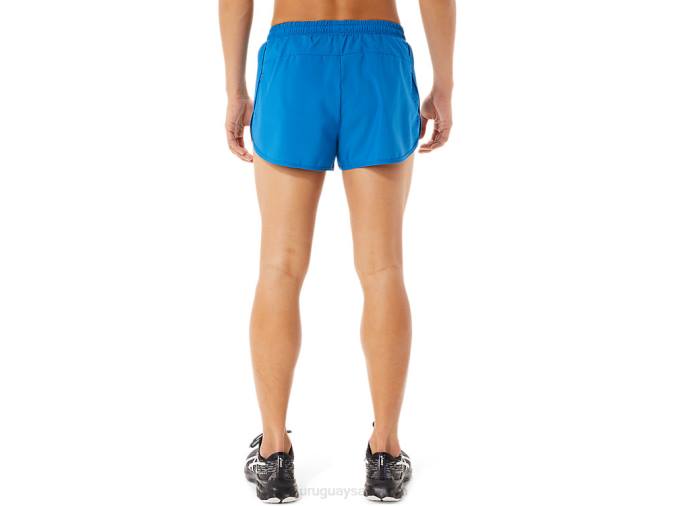 Asics pantalones cortos de hombre divididos azul estilo deportivo - Image 2