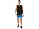 Asics pantalones cortos de hombre divididos azul estilo deportivo - Image 4