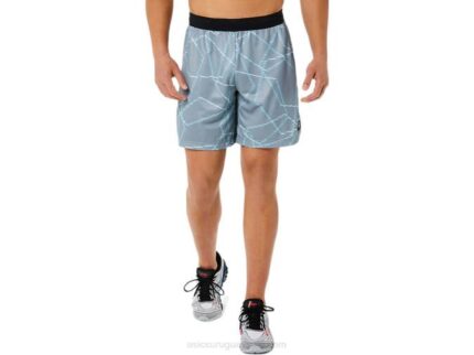 Asics pantalones cortos de hombre estampado completo yeso verano