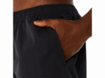 Asics pantalones cortos híbridos 7 pulgadas hombre negro rendimiento - Image 2