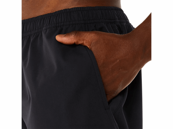 Asics pantalones cortos híbridos 7 pulgadas hombre negro rendimiento - Image 2