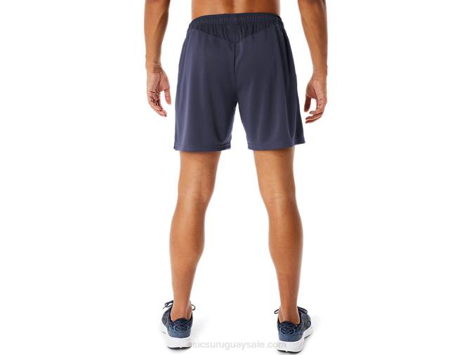 Asics pantalones cortos híbridos 7 pulgadas hombre niebla índigo confort y estilo - Image 2