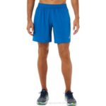 Asics pantalones cortos hombre 7 pulgadas color lago