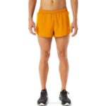 Asics pantalones cortos hombre divididos color ámbar estilo cómodo