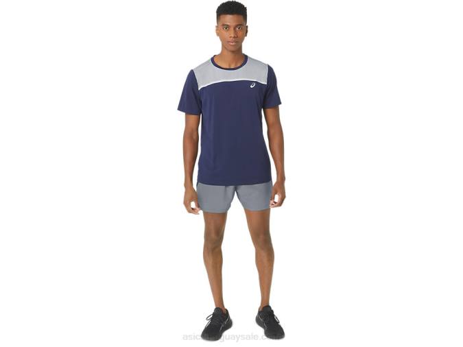 Asics pantalones cortos ligeros 5 pulgadas hombre hoja de roca negro - Image 3