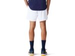 Asics pantalones cortos masculinos brillantes 7 en blanco - Image 2