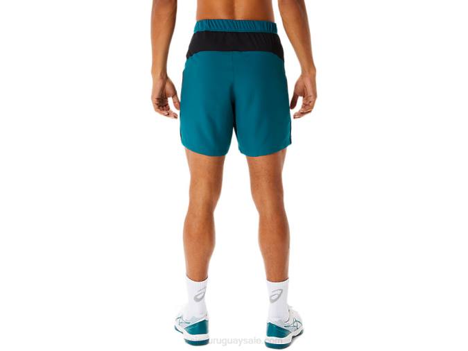 Asics pantalones cortos masculinos terciopelo pino 7 en corto - Image 2