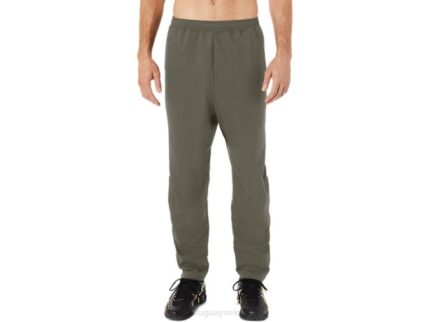 Asics pantalones tejidos de hombre verde estilo moderno