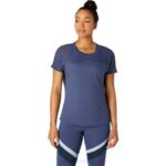 Asics parte superior mujer trueno azul moderno y cómodo