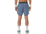 Asics partido masculino 7 en corto azul acero estilo y rendimiento - Image 2