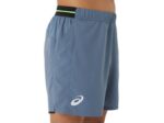 Asics partido masculino 7 en corto azul acero estilo y rendimiento - Image 3