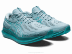 Asics paseo a pie azul humo vidrio mar comodidad y estilo - Image 2
