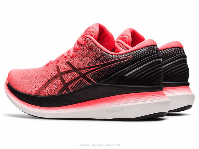 Asics Paseo en Planeador Coral Resplandeciente y Negro Estilo y Comodidad - Image 3