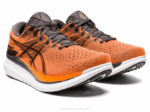 Asics Paseo en Planeador Naranja Impactante y Negro - Image 2