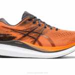 Asics Paseo en Planeador Naranja Impactante y Negro