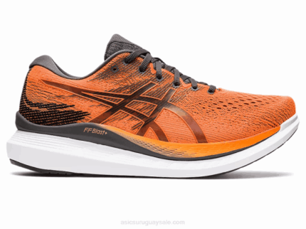 Asics Paseo en Planeador Naranja Impactante y Negro