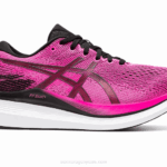 Asics Paseo en Planeador Rosa Brillante y Negro para Comodidad y Estilo