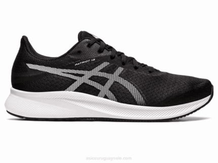 Asics Patriota 13 Ancho Zapatillas Blanco Negro Estilo y Comodidad