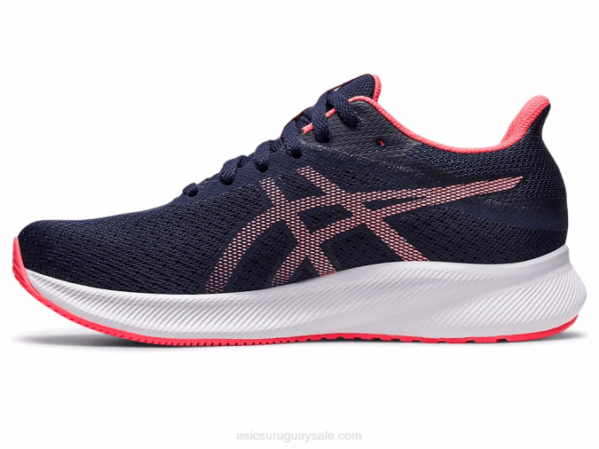 Asics Patriota 13 Zapatillas Medianoche Coral Ardiente Rendimiento Estilo - Image 4