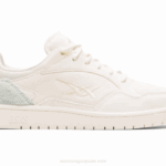 Asics pista del cielo crema liquen zapatillas deportivas cómodas