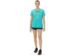 Asics playera con cuello en V mujer run club cristal marino 2023 - Image 5