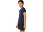 Asics playera corta gráfica tenis niños medianoche diversión activa - Image 3