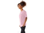 Asics playera corta rayas sal rosa estilo moderno - Image 3