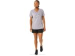 Asics playera de manga corta cuello en v flor de cerezo lavanda gris brezo - Image 5