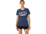 Asics playera de manga corta mujer cuello v brezo estilo 1977