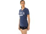 Asics playera de manga corta mujer cuello v brezo estilo 1977 - Image 3